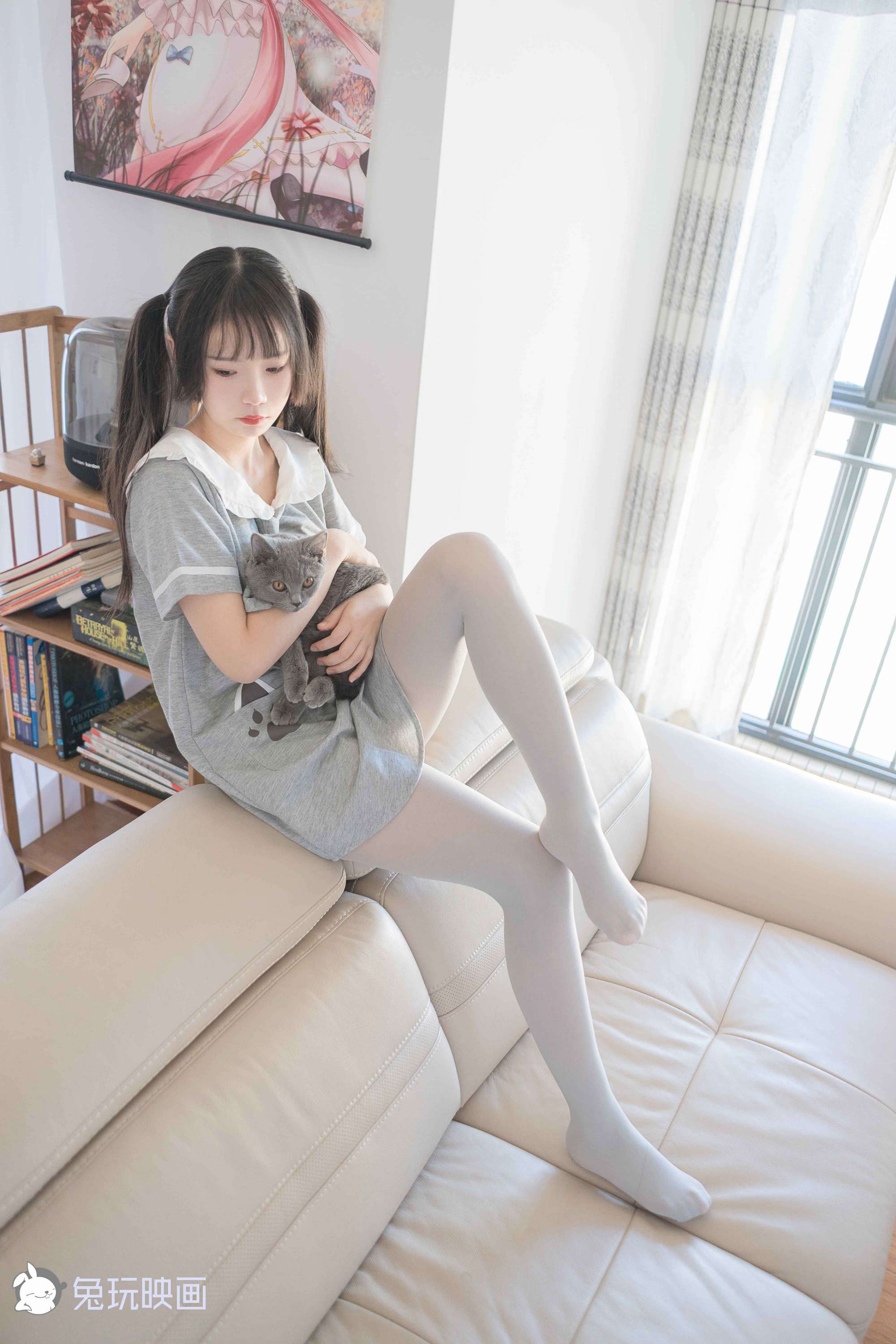 [兔玩映画]B93.003猫与少女插图5